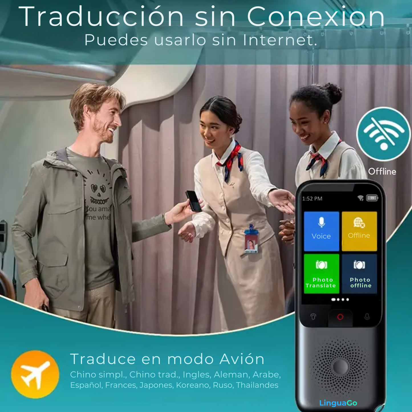 Traduce en Tiempo Real, Con o Sin Internet